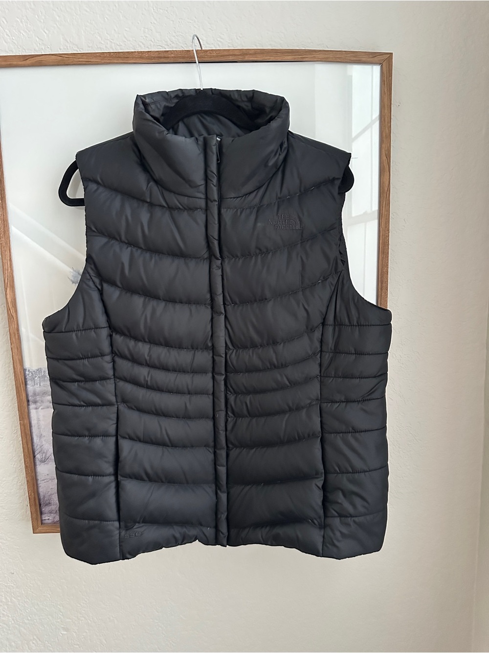 The North Face 550 Down Puffer Vest Black Women’s Size XL